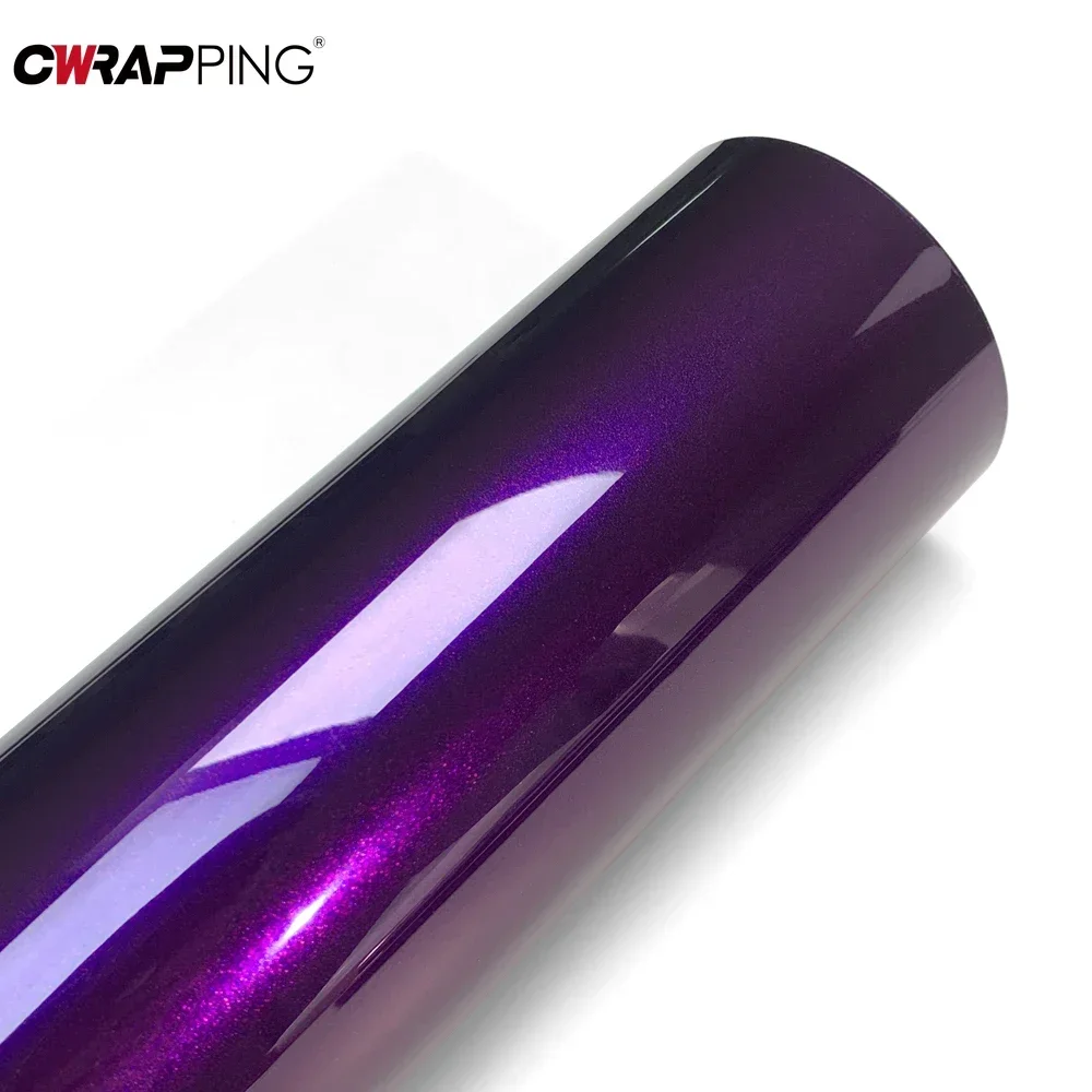 

ПЭТ глянцевые фиолетовые автомобильные наклейки женские виниловые упаковочные пленки «сделай сам» внутренняя внешняя пленка для скутера, мотоцикла, автомобильные аксессуары