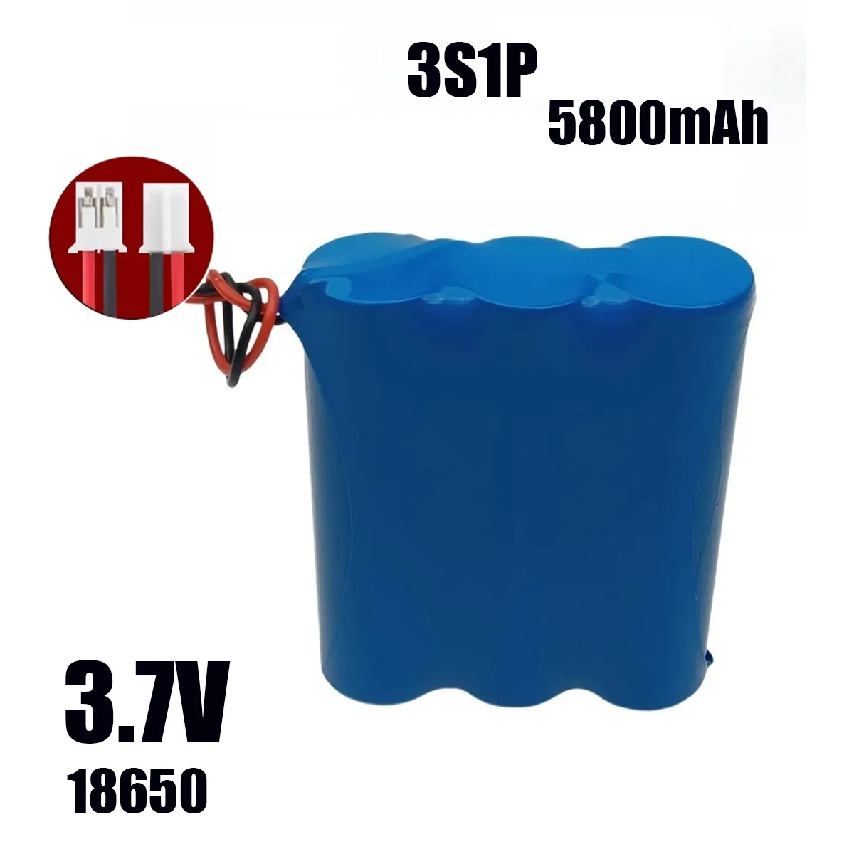 Battery 3S1P 18650 3.7 V 5800mAh battery recargable de polímero Li Lipo para GPS cámara de coche altavoz DashCam