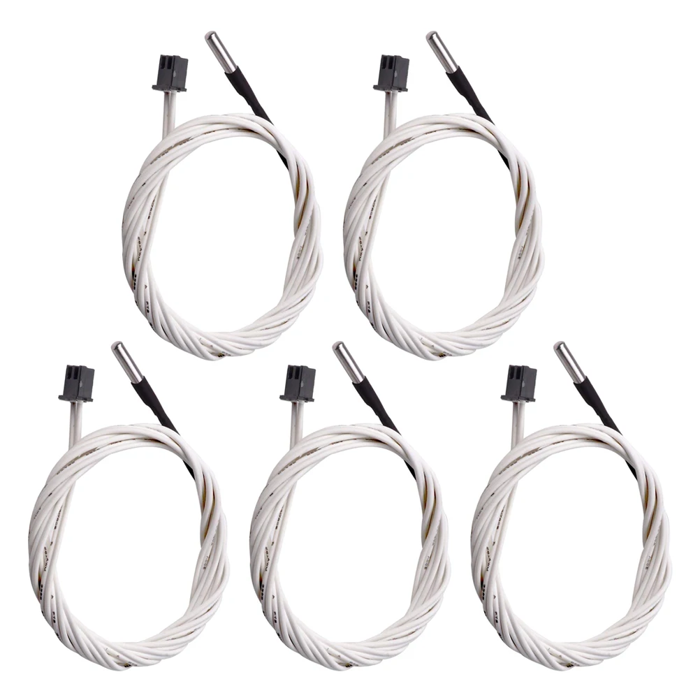 

5pcs NTC100K Thermistor Sensor 350C High Temperature Hot End Resistance Thermal Resistor Parts 3D Printer Heater Block