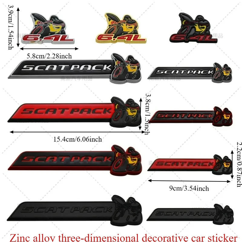 High-quality Modification Metal 3D Car Running Bee Element Body Decoration Scratch Cover  DIY Decoration Car Accessories