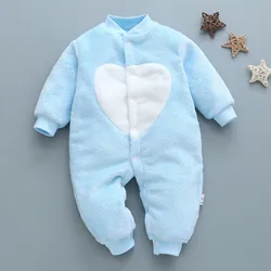 Baby Clothes For Newborn For Spring Winter Infant Jacket For Girls/Boys Baby Jumpsuit Soft Flannel Bebe Romper Baby Girl Clothes