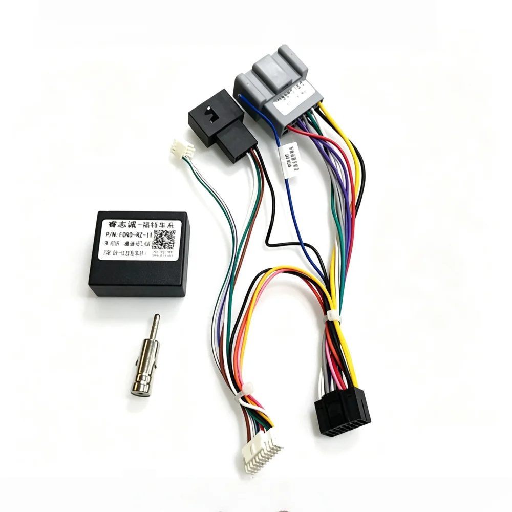 SWC Plug& Play Android Radio 16 Pin Power Cable Raise Canbus Box FORD-RZ-11 For Ford Fiesta 2009-2011Multimedia Player Car Radio