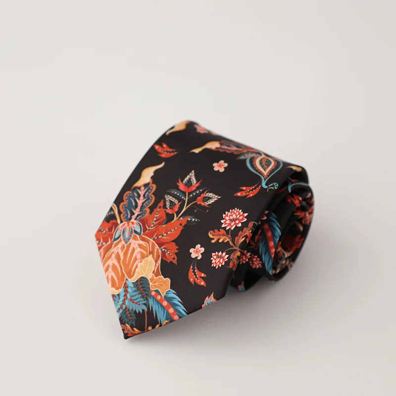 남성용 8cm 넥타이, 고급 빈티지 디자인 프린트 넥타이, 셔츠, 정장, 웨딩 파티용 스트라이프 넥타이, 실크 느낌