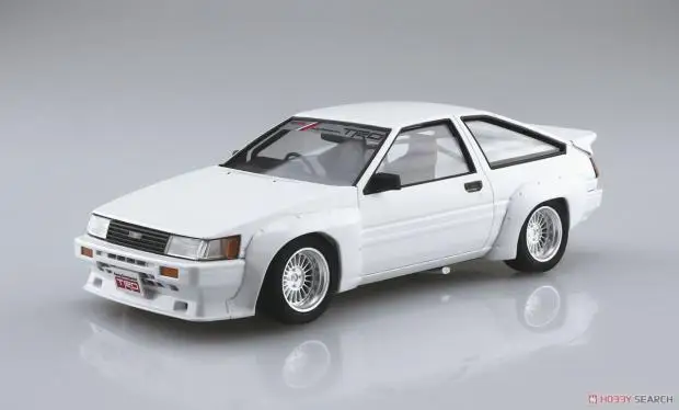 Aoshima 05798 Static Assembled Car Model  1/24 Scale TRD AE86 Corolla Levin Type N2 1983 Car Model Kit