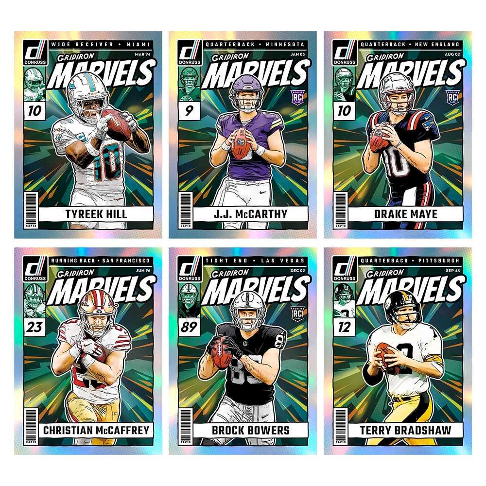 PANINI DIY ตาราง MARVELS GOOTBALL การ์ดสะสม JAYDEN DANIELS JOSH ALLEN BROCK patrick เลเซอร์ rainbow flash วันหยุดของขวัญ
