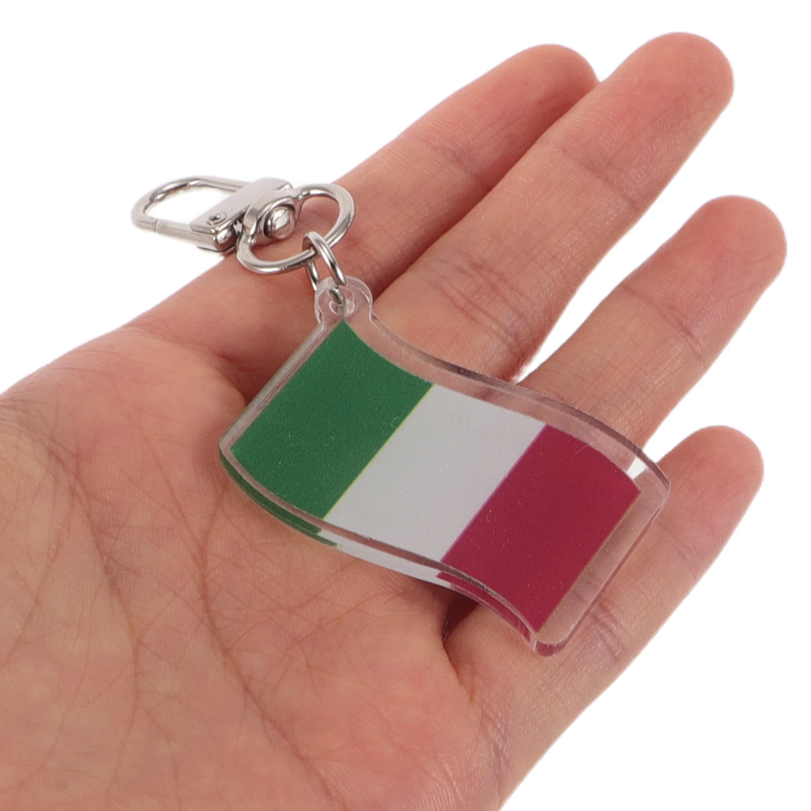 

12 Pcs Italian Keychain Decorative Bag Pendant Hanging Ornament Backpack Charm Clasp
