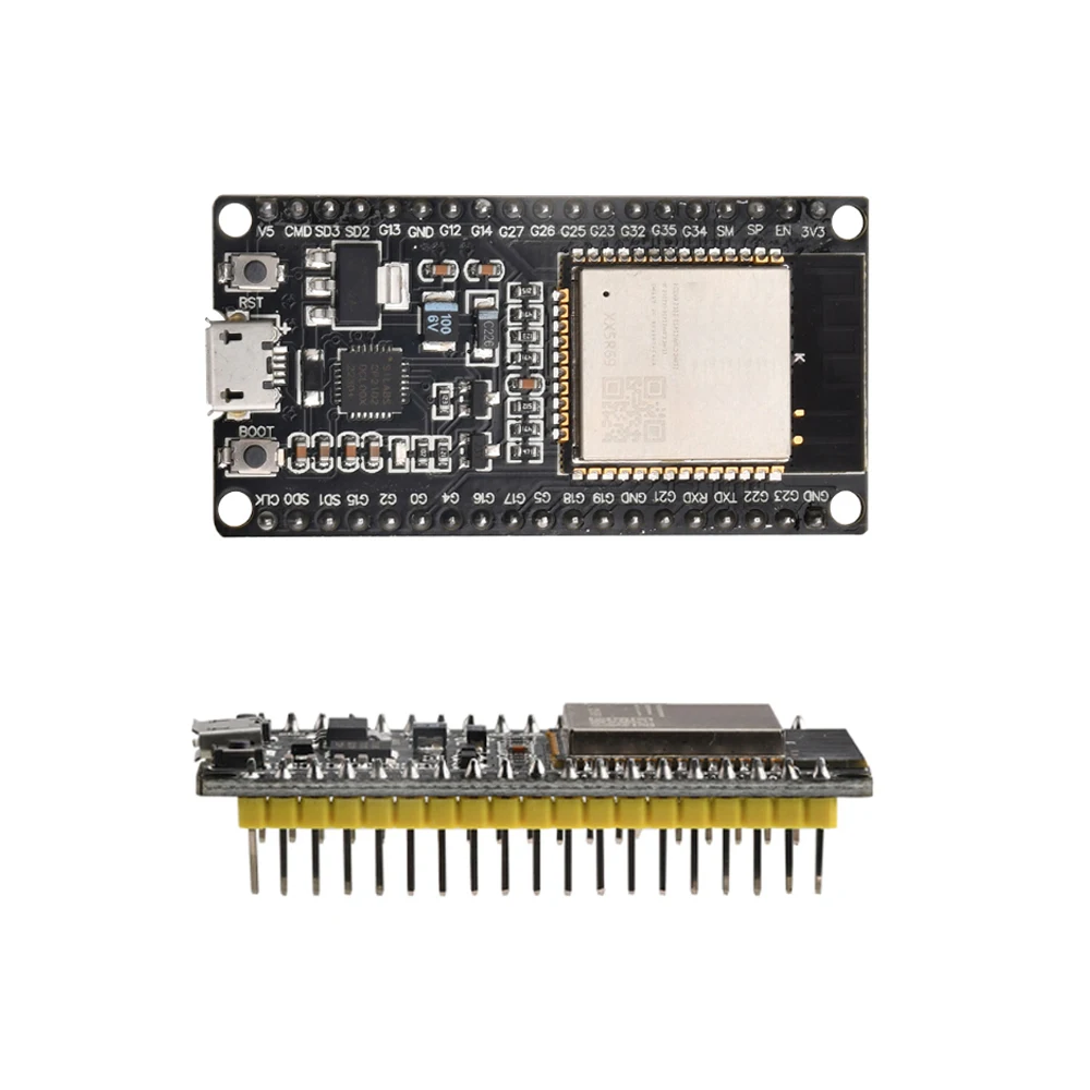 ESP32 WIFI Bluetooth Development Board with Base CP2102 ESP32-WROOM-32 Module 38 Pin Micro USB Interface Expansion Board Module