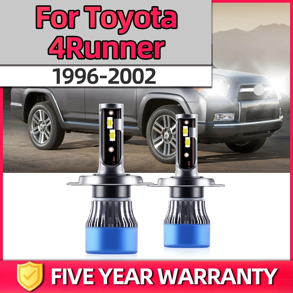 

TEENRAM Turbo Light Automobile Lamp 6000K H4 Canbus Led Car Headlight 120W High Power Bulbs For Toyota 4Runner 1996-2002