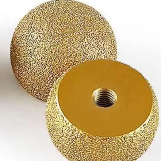 /Mushroom /Head /Diamond Grinding Wheel 10mm Aperture Gold For Stone Glass For Tile For Edge Polishing And Angle Grinder Electri