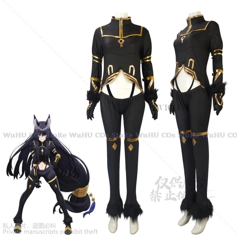 Anime Eminence In Shadow Delta Cosplay Costume Shadow Garden Tight Black Jumpsuits Adult Woman Halloween Carnival Sexy Suit