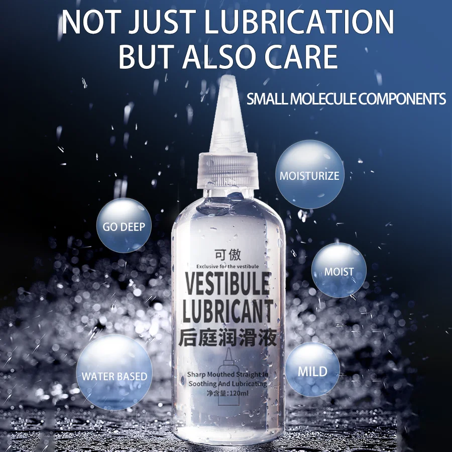 Anal Water Based Silicone Lubricant Unscented Sex Lube For Man Woman Gay Lesbian Couples Pleasure For Home And Travel