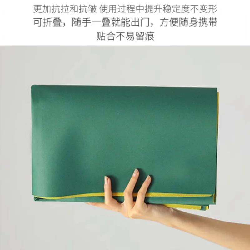 1.5Mm High-Solid Matte PU Natural Rubber Yoga Mat, Light and Portable Yoga Towel, Foldable Non-Slip Towel