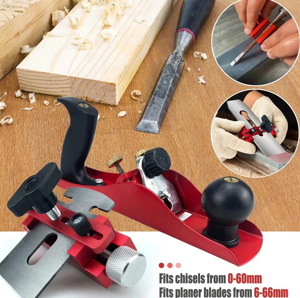 

Multi-Function Fixed Angle Sharpening Jig for Chisels &Planer Blades (0-60mm),Professional Woodworking Tool Sharpening Guide Kit