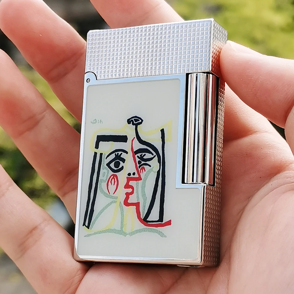 

Зажигалки Пикассо, красивая девушка, латунный металл, яркий звук, аксессуар для курения сигарет для мужчин, рождественский подарок, новинка 2023 г.
