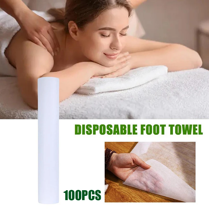 

53X70 см одноразовый нетканый дышащий гидротерапевтический массажный матрас, принадлежности для татуировок, косметическая ткань для ногтей, наволочка 100 шт.