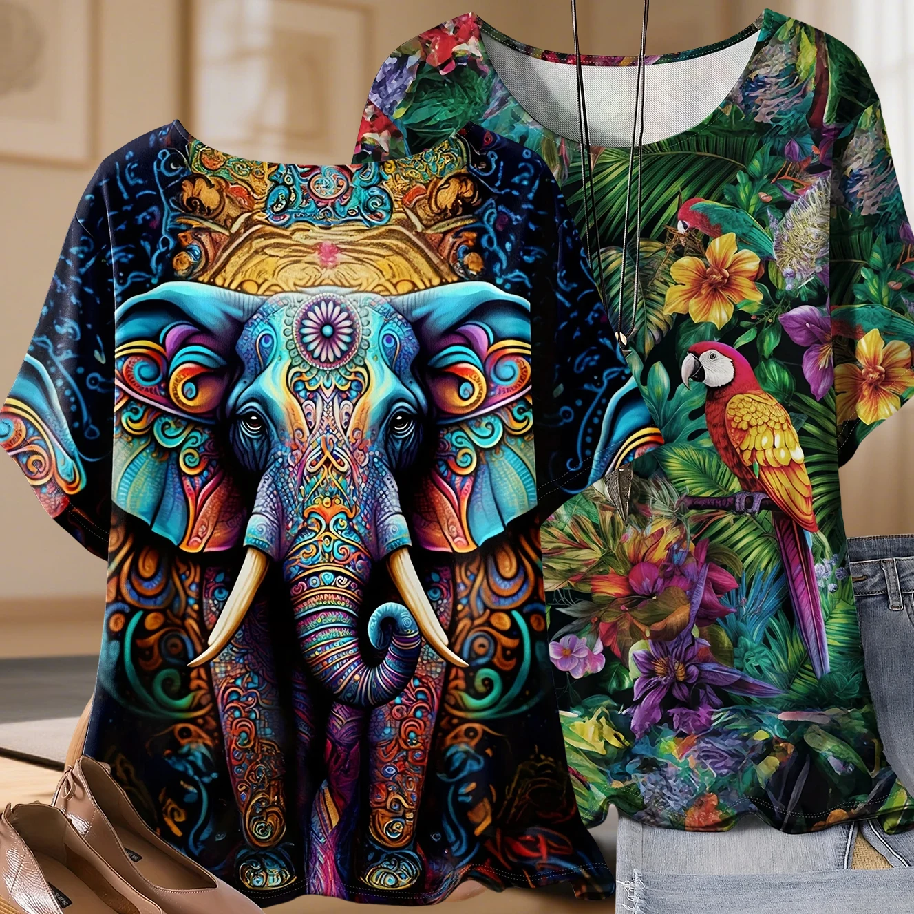 

Новая женская весенне-летняя свободная футболка больших размеров с принтом, быстросохнущая удобная повседневная футболка с круглым вырезом и короткими рукавами, подходит