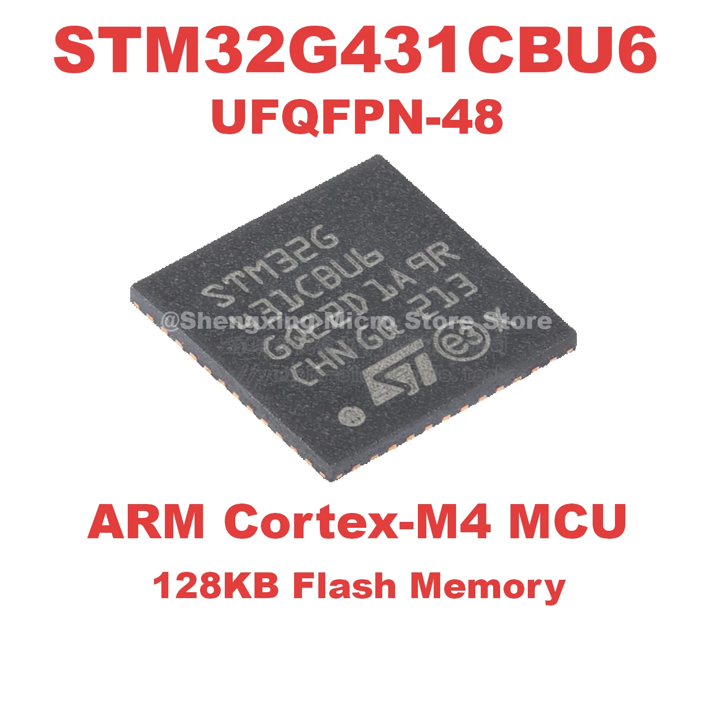 Original STM32G431CBU6 UFQFPN-48 ARM Cortex-M4 32-bit Microcontroller - MCU