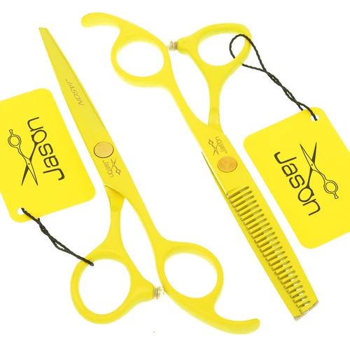 Imagen 2 del producto Jason-tijeras para el cabello de 5,5 pulgadas, tijeras para cortar el cabello, tijeras para adelgazar, herramientas de estilismo para salón de peluquería, equipo para el cabello A0072D