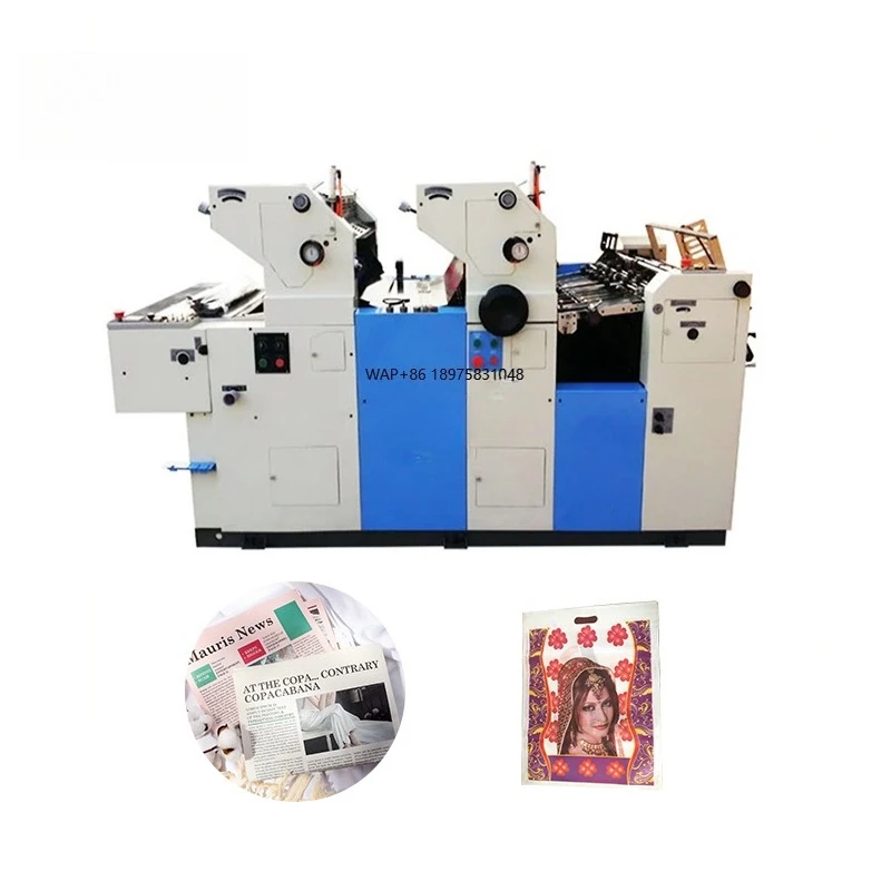 

High Speed Automatic Single Color 2 Color 4 Color Sheet Fed Offset Press Printing Machine for Newspaper Booklet Brochure