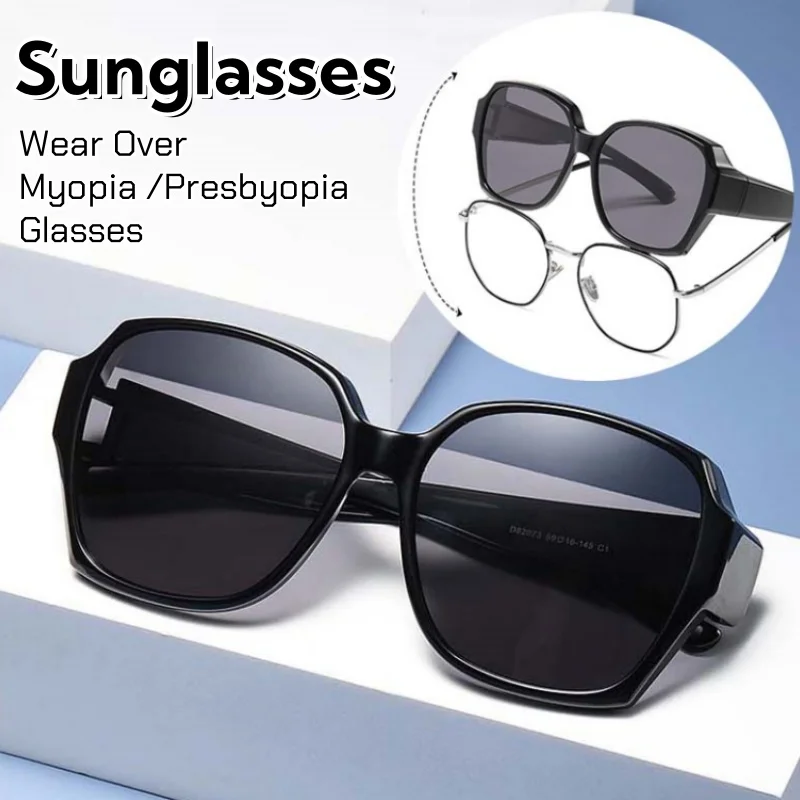 

Classic Square Large Frame Sunglasses Applicable To All Regular Frame Types Outdoor Eye Protection Sun Protection Eyeglasses