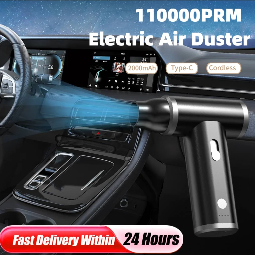 

110000PRM бытовой воздуходувка, перезаряжаемый портативный беспроводной пылеочиститель, бесступенчатая регулировка скорости, пыль сжатого воздуха