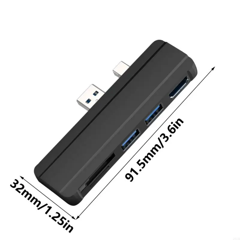 20CB محطات مراكز USB المحمولة المحمولة لـ Pro4 5 6 مع منفذ 4K@30Hz و USB