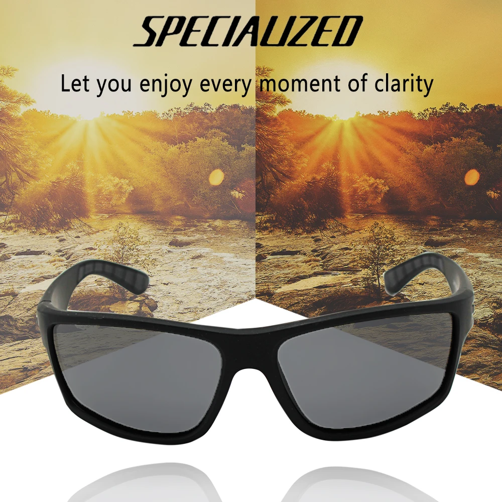 Polarized Cycling Sunglasses Men Women Youth UV400 Bicycle Goggles Bike Windproof Glasses  Outdoor Sport Fishing Ski Eyewear