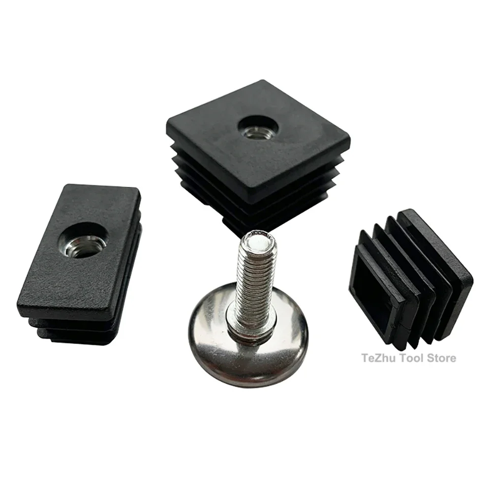 1PCS M6 M8 M10 Adjustable Leveling Chair Leg Feet Screw-in Base Nut Plug Furniture Mat Table Floor Protector Anti-slip Pad