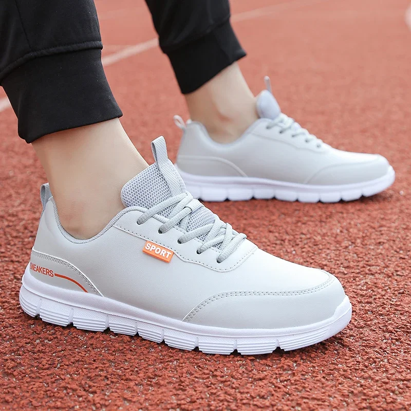 2025 New Designer Shoes Men Casual Sports Shoes for Men Leather Non-slip Lightweight Walking Fitness Sneakers Zapatos De Hombre - Image 3