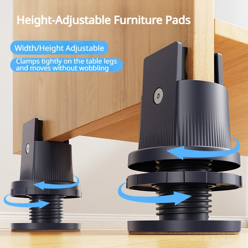 4Pcs/Set Washing Machine Booster Cusion Anti-Slip Furniture Feet Pads Width Height Adjustable Furniture Pads Furniture Leg