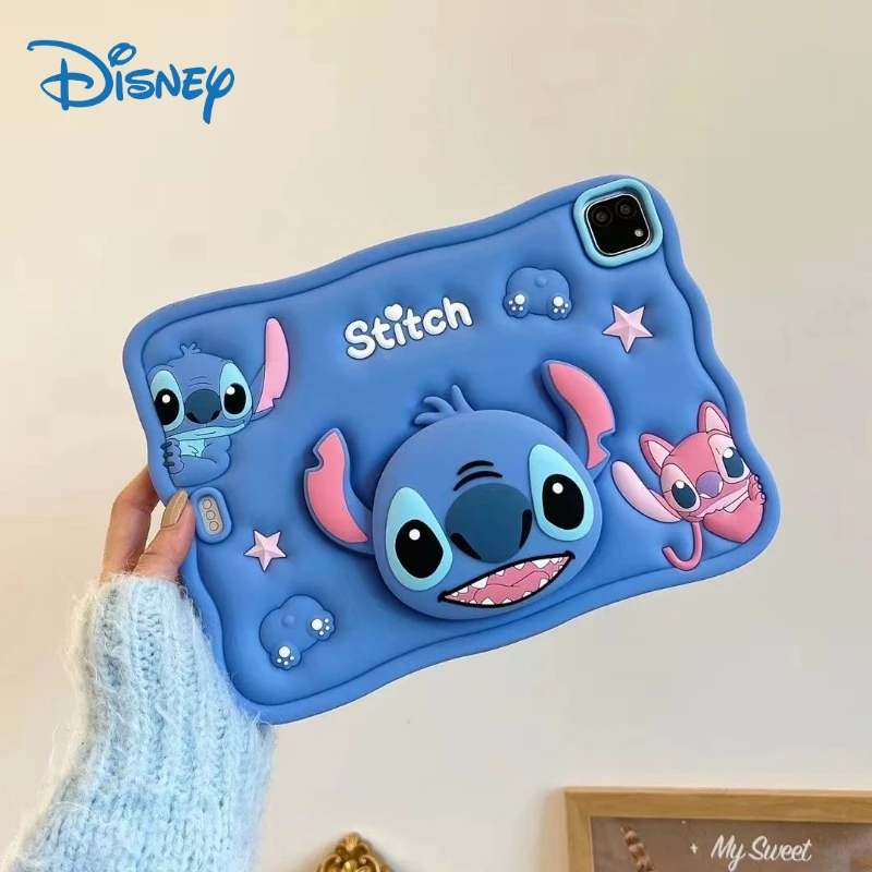 

Disney Cartoon Stitch Cute Handle Stand Cover for IPad Air 4 5 Cover for IPad Pro 10.5 Mini 4 5 6 10.2 Inch 2018 2017 Funda Case