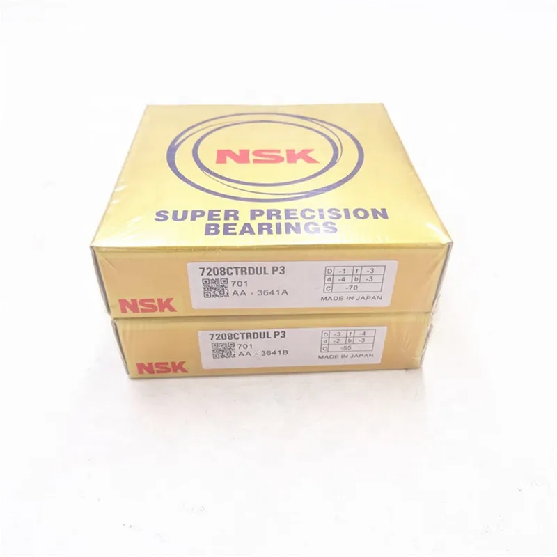 

NSK Brand 1 Pair 7002 H7002C 2RZ P4 DT DB DF B 15X32X9 Sealed Angular Contact Bearings Speed Spindle Bearings CNC ABEC-7