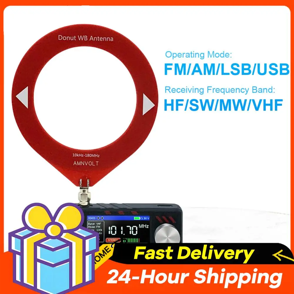 SI4732 LSB USB AM FM FM/AM راديو 1.9 بوصة IPS شاشة راديو جيب صغير HF SW MW VHF راديو DSP راديو #2