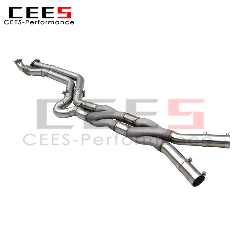 CEES Stainless Steel Exhaust System for BMW M2/M3/M4 G80/G82/G87/G8X 3.0T 2021-2024 Equal Length Mid Pipe With Double Z Pipe