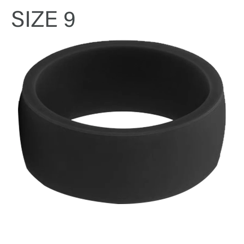 2 pezzi popolari per uomo donna Silicone Cool Rings anello per sport all'aria aperta ambientale 8.7Mm 9