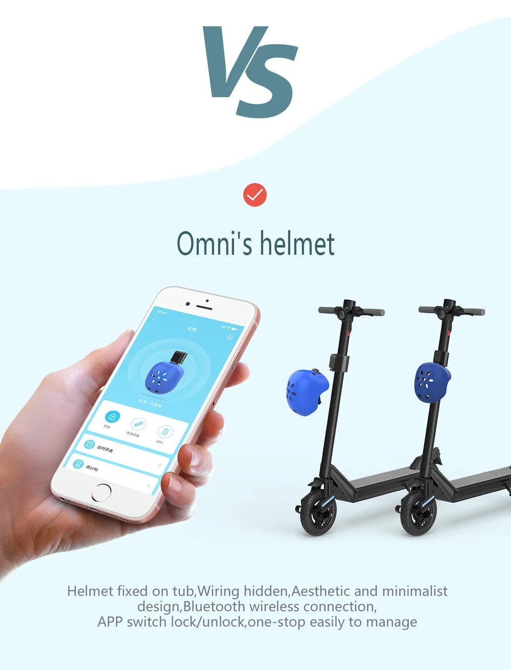 หมวกกันน็อคสำหรับรถจักรยานยนต์/สกู๊ตเตอร์อัจฉริยะ ดีไซน์ใหม่ มาตรฐาน IP67 รองรับการสื่อสารผ่านบลูทูธ ควบคุมผ่านแอปฟรี