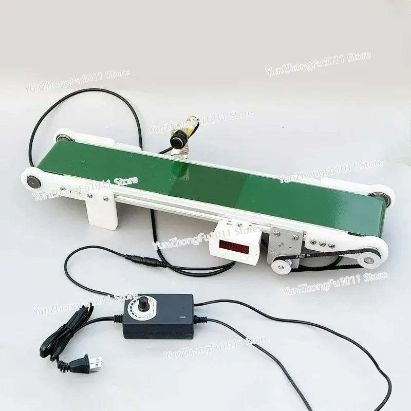 35/50/70/100cm Small Desktop Conveyor Belt Automatic Counter DIY Small Production Line Friction Experimental Device