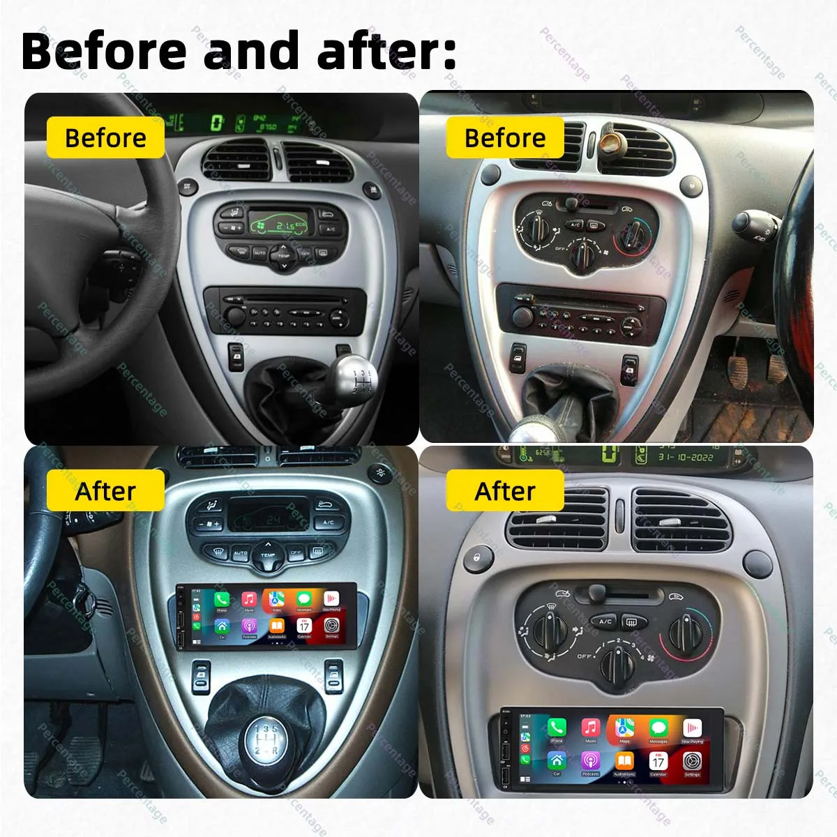 1din Android Car Multimedia for Citroen Xsara Picasso 1996 - 2012 1 Din Radio Stereo Head Unit Carplay Autoradio GPS Navigation