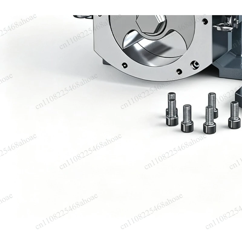 Electric cam rotor pump with high viscosity stainless steel pump head feeding