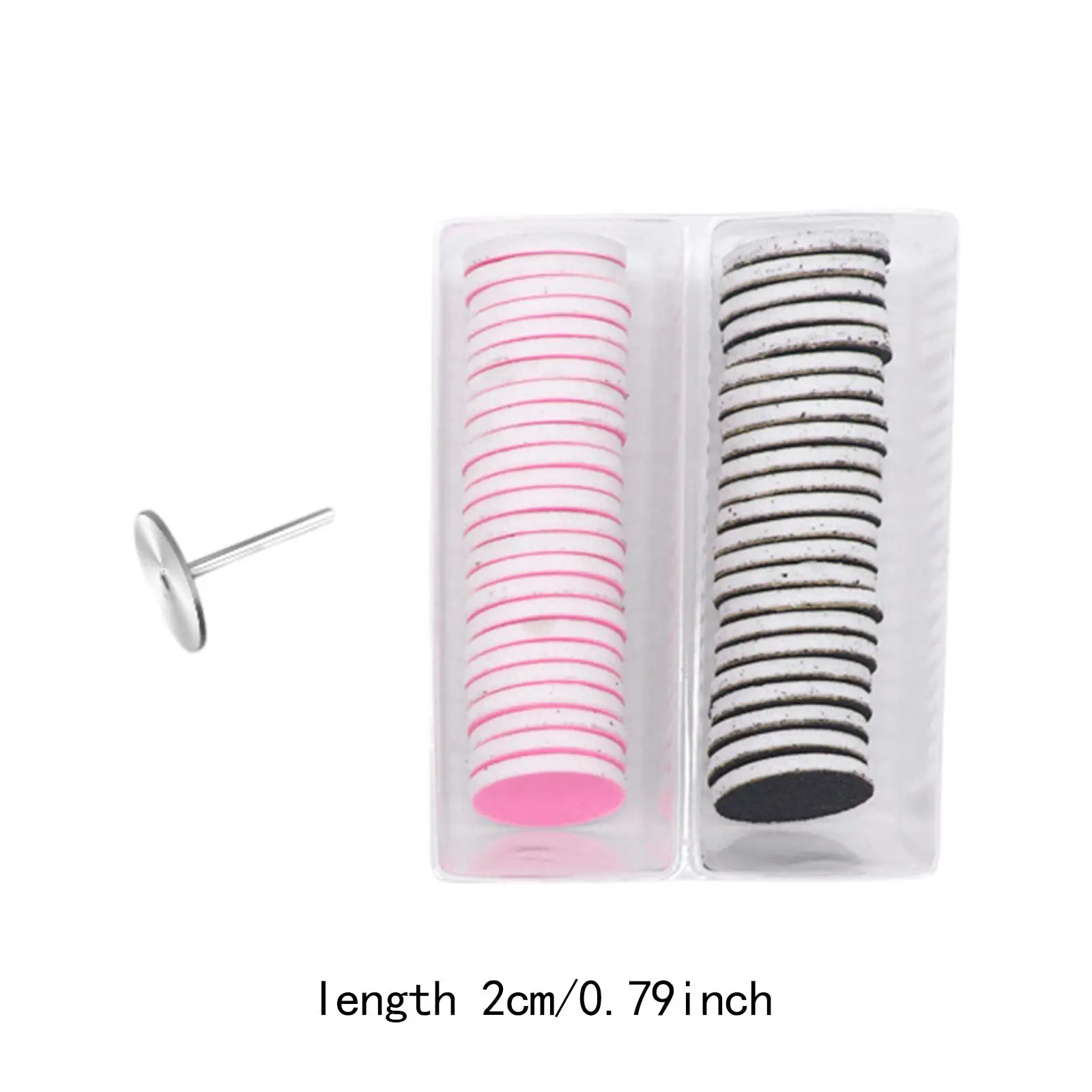 50-delige verwisselbare schuurpapierslijpschijven - gereedschapsvoetvijl