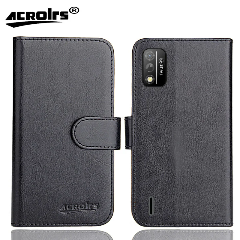 Para positivo torção 4g s509 caso 6 cores flip ultra-fino moda dedicada retro couro macio exclusivo telefone cavalo louco capa