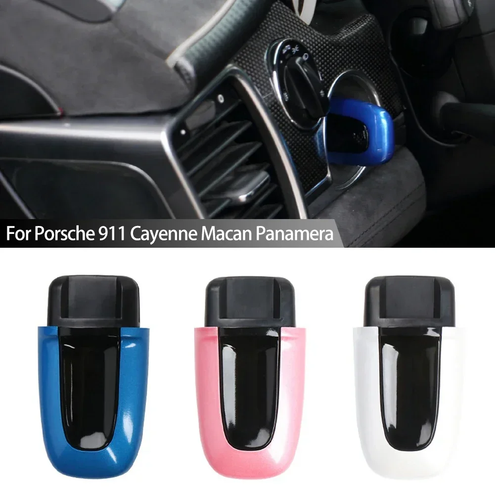 Para cayenne cayman macan paramera 911 para porsche carro start stop botão do motor chave interruptor de ignição uma chave botão de partida