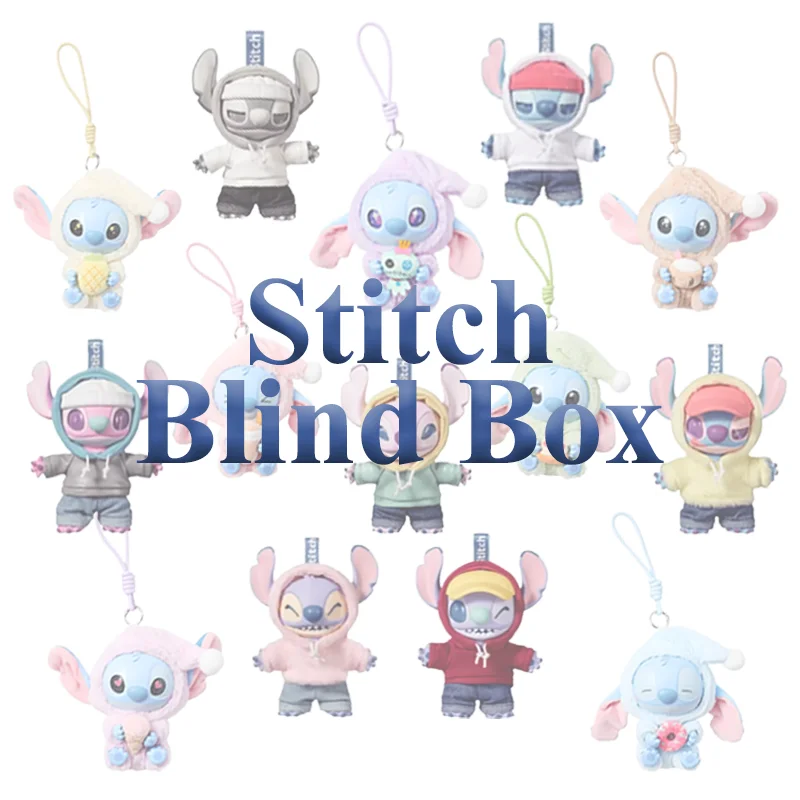 

Disney New Stitch Eat Something Before Sleep Series и Gen Z Street Series слепая коробка виниловые игрушки загадочный подарок на день рождения для друга