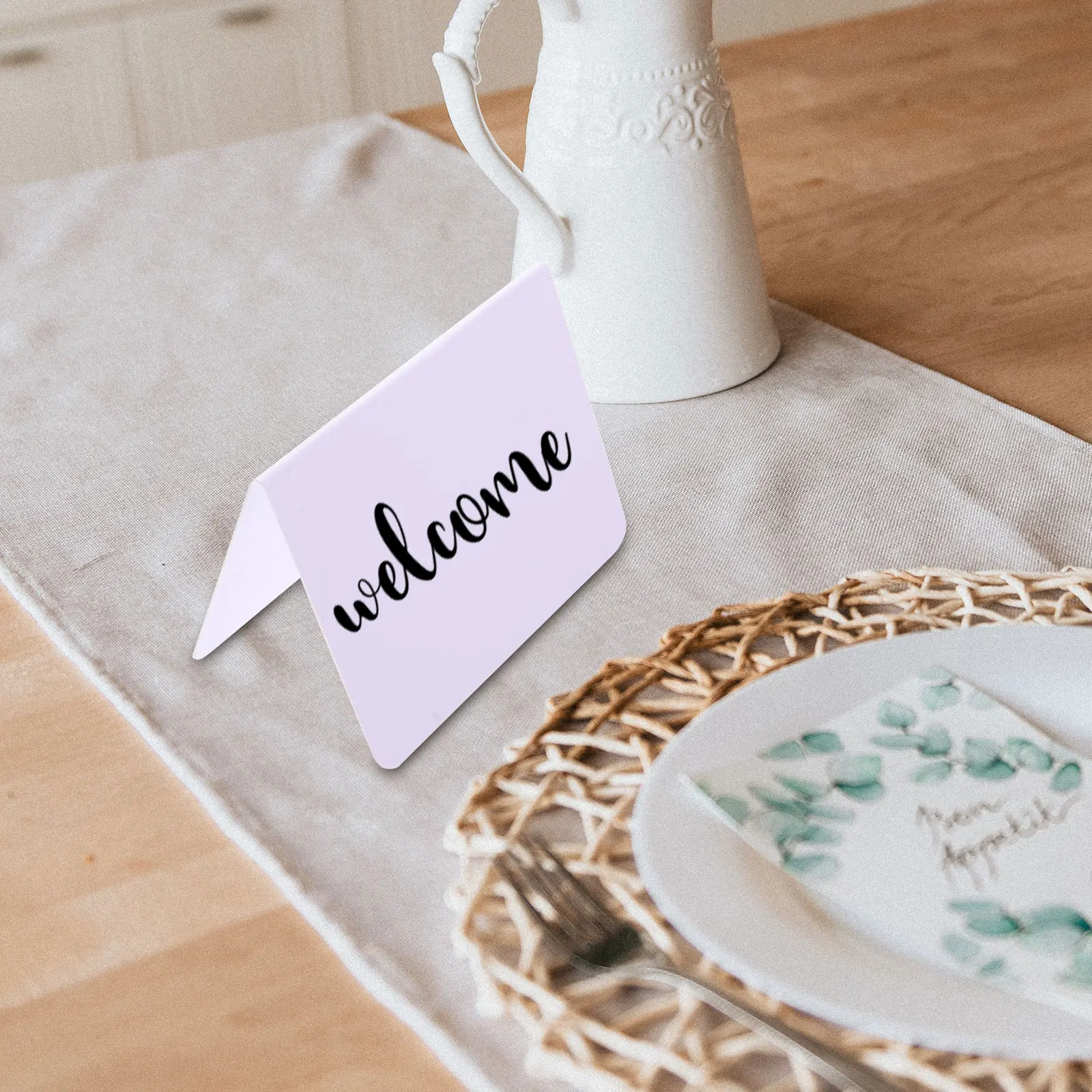 

12 Pcs Chalkboard Signs Price Tags Mini Double Sided Erasable Display Boards for Restaurant Menu Message Writing