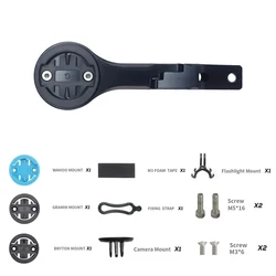 Ullicyc Front Computer Mount CNC Machined Alloy Mounts for Garmin/Bryton/Cateye/Wahoo Fits Fraser Or Creston IC Cockpits