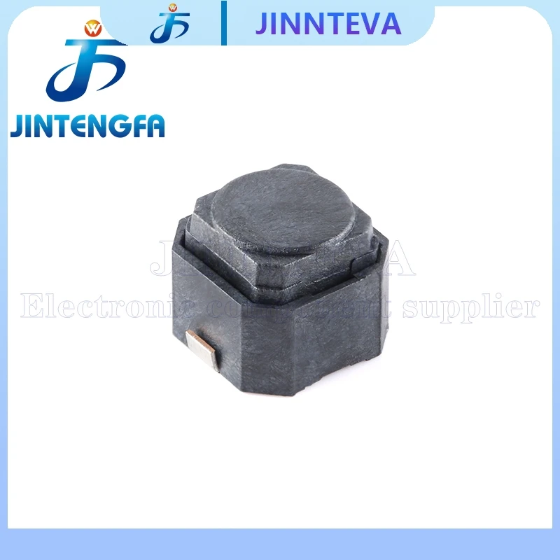 20PCS/Lot 6*6*5MM Mute Switch Braid Tact Switch Silicone Keypad Push Button Switch 6X6X5 MM 2Pins Silent Switches No sound