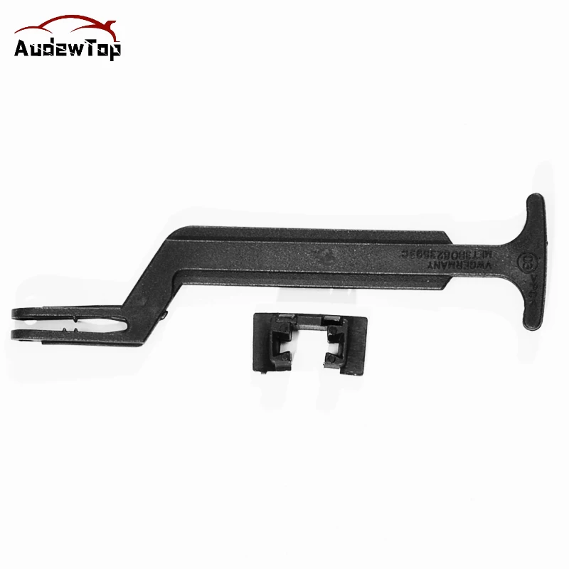 1Pc Black Bonnet Hood Release Rod Lock Latch Handle 3B0823593 for VW Passat B5 B5.5 1998 1999 2000 2001 2002 2003 2004