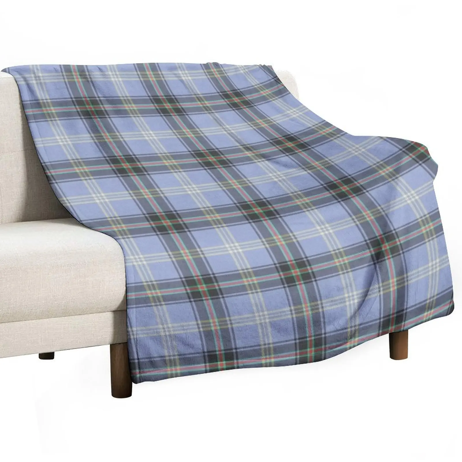 

Clan Bell Original Scottish Tartan Throw Blanket Nap Bed linens Sofa Throw Sleeping Bag Blankets