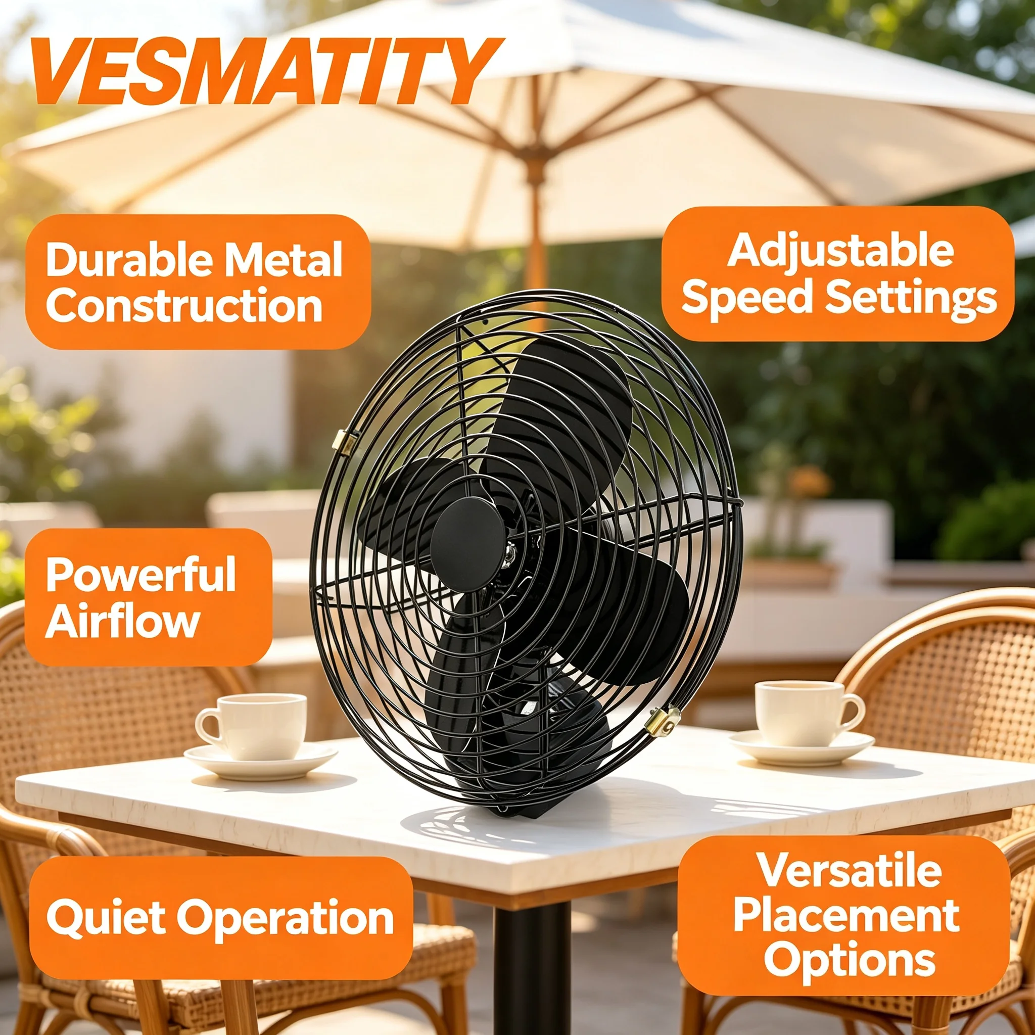 Metal Portable Fan 8 Inch Cordless Strong Airflow for Camping Fishing Workshop Desktop Makita 18V Battery Max Pro