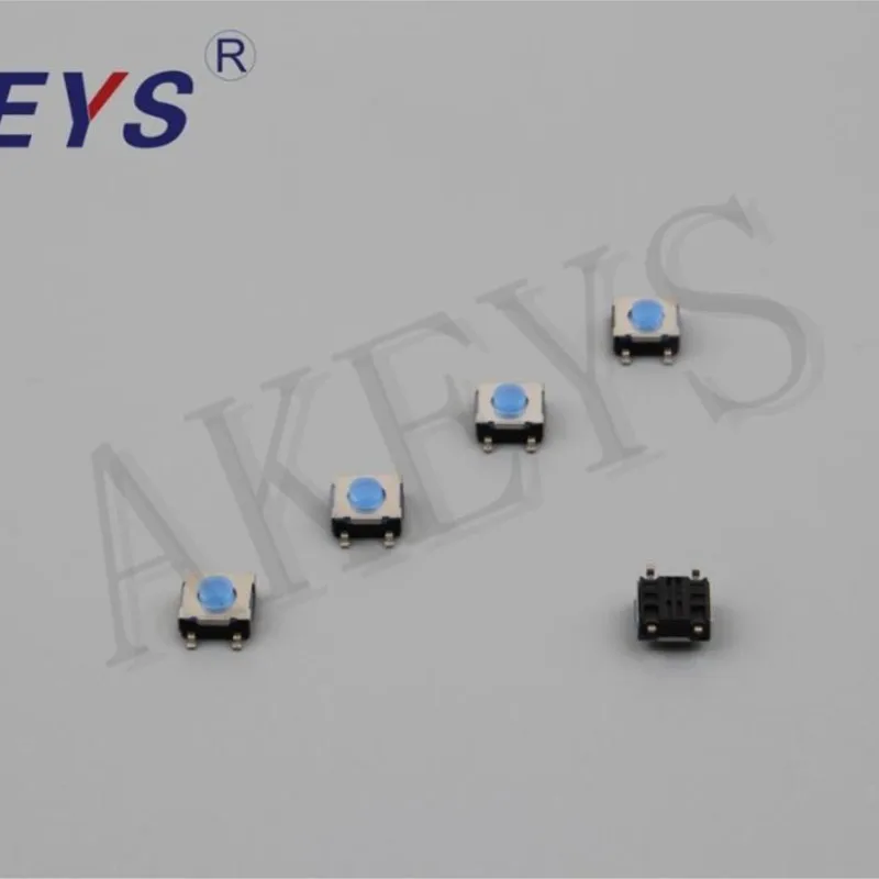10PCS TS-E006 6.2*6.2 Tact switch high temperature imported shrapnel 4 pin SMD/SMT mini button switch